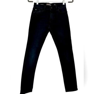 DL1961 Zane Sloe Black Wash Super Skinny Stretch Denim Jeans Boys Size 10